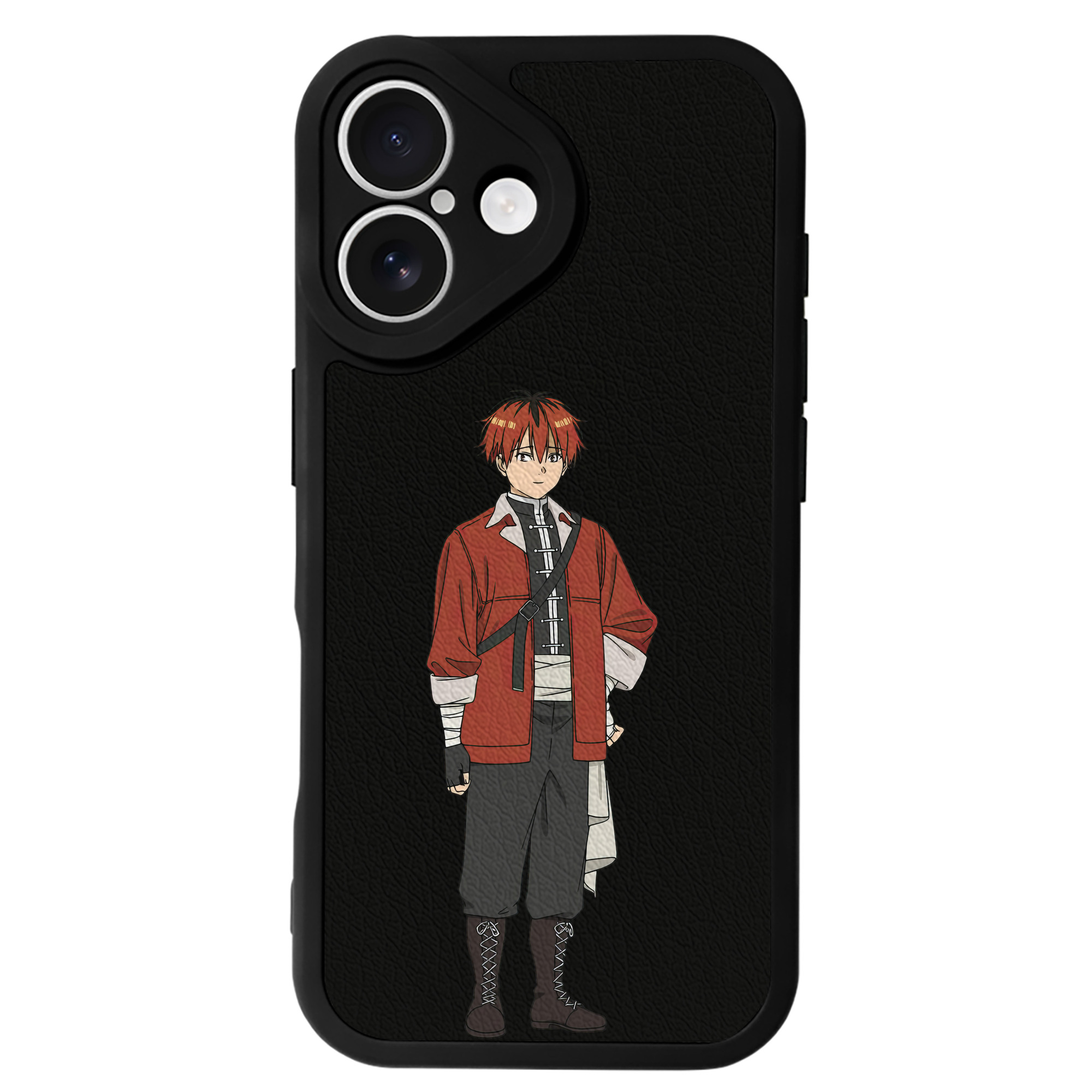 （画像用） 葬送のフリーレン Frieren 【iPhone 16シリーズ対応】シリコンスマホケース（レザー調） 材質：シリコン